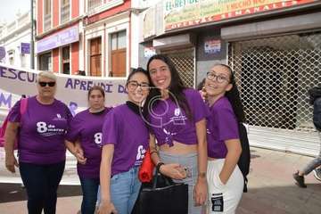 Marcha de escolares por la igualdad en Telde (Foto TA)